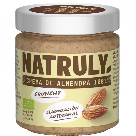 Crema de Almendras Crunchy Eco 200g Natruly