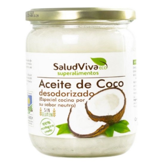 Aceite de Coco Desodorizado Eco 565ml Salud Viva