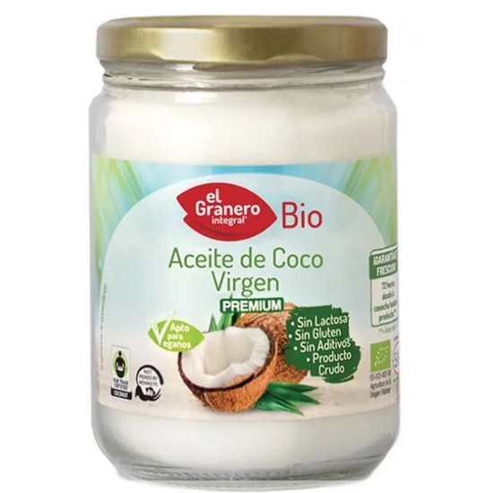 Aceite Coco Virgen Premium Bio 1L El Granero Integral