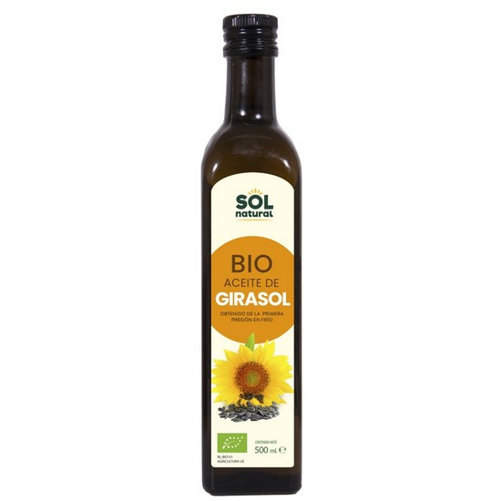 Aceite de Girasol Bio Vegan 500ml Solnatural
