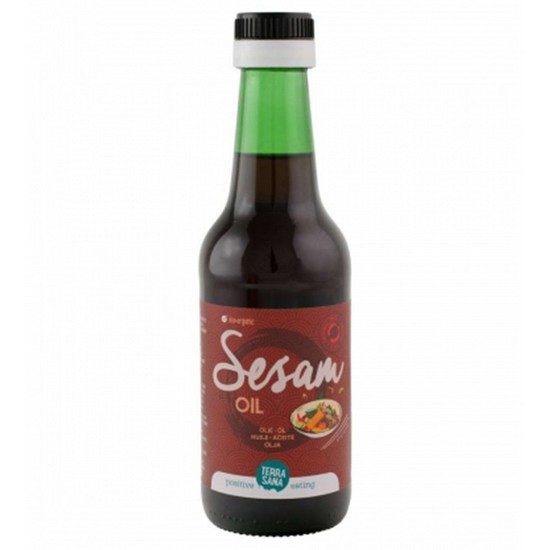 Aceite de Sesamo Tostado Sin Gluten Bio Vegan 250ml Terrasana