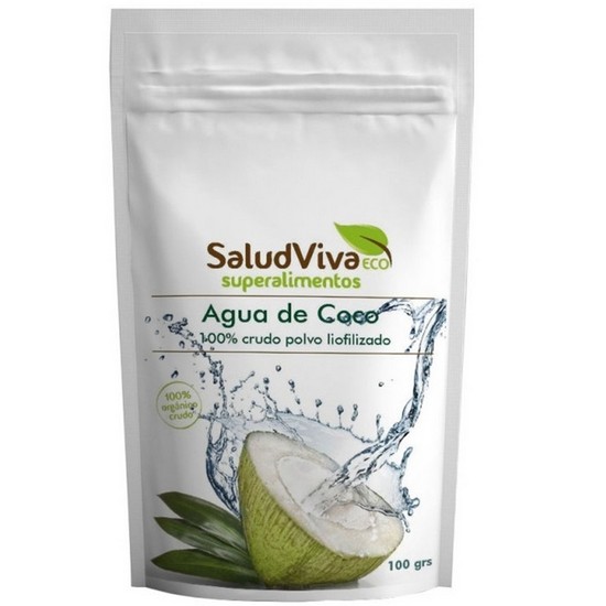 Agua de Coco en Polvo Sin Gluten 100g Salud Viva