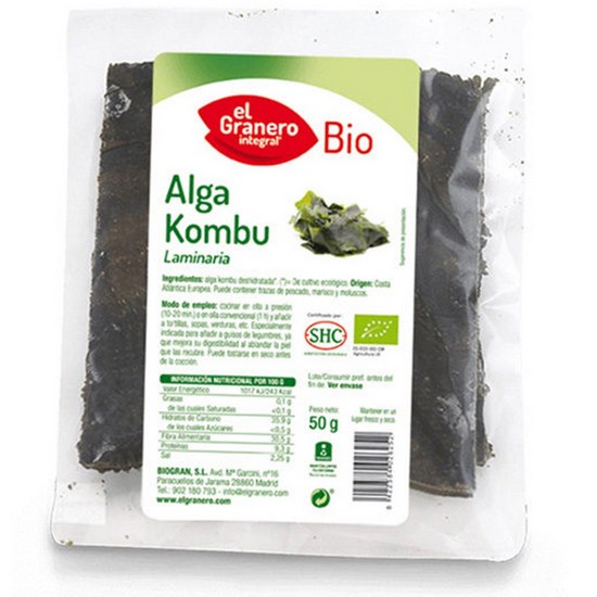 Alga Kombu Bio 50g El Granero Integral