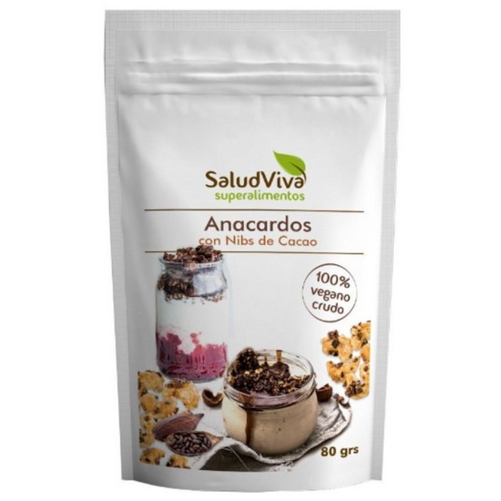 Anacardos Nibs Cacao Eco 80g Salud Viva