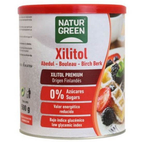 Azucar de Abedul Xilitol 500g Natur-Green Azucar de Abedul Xilitol 500g Natur-Green