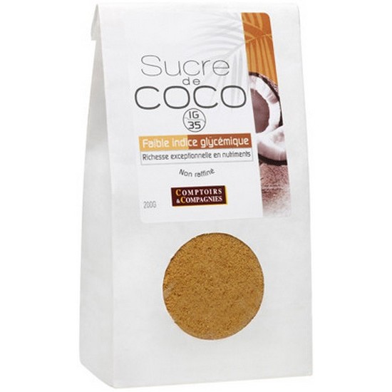 Azucar de Coco Sin Gluten Bio 200g Comptoirs & Compagnies
