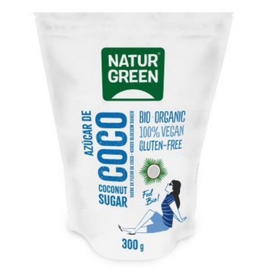 Azucar de Coco Sin Gluten Bio 300g Natur-Green