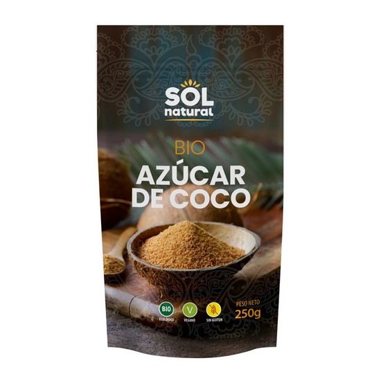 Azucar de Coco Sin Gluten Bio Vegan 250g Solnatural