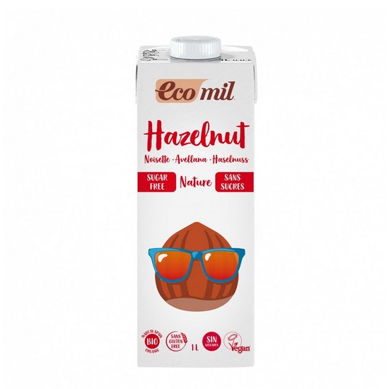 Bebida Vegetal de Avellana Sin Gluten Bio Vegan 6x1L Ecomil