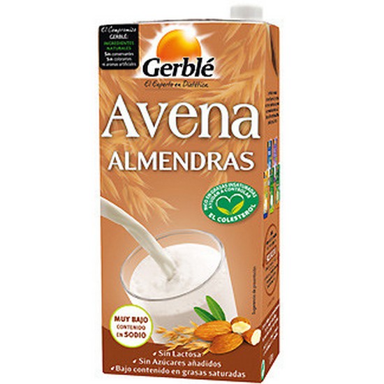 Bebida Vegetal de Avena y Almendra 6x1L Gerble