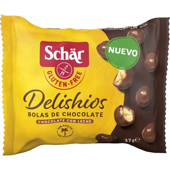 Bolas de Chocolate Delishios Sin Gluten 37g Dr. Schar