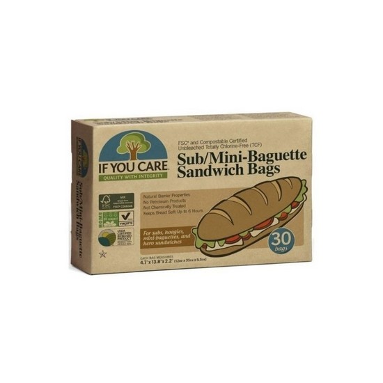 Bolsa de Papel para Baguette Mini Sandwich 30 If You Care