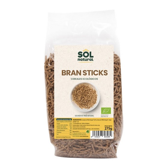 Bran Sticks Salvado de Trigo Bio 275g Solnatural