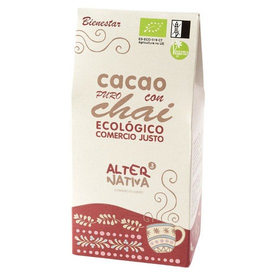 Cacao Puro con Chai Sin Gluten Bio Vegan 125g Alternativa3