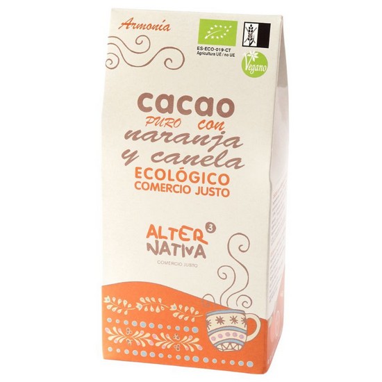 Cacao Puro con Naranja y Canela 125g Alternativa3