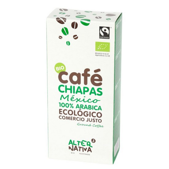 Cafe Molido Chiapas Arabica Sin Gluten Bio 250g Alternativa3
