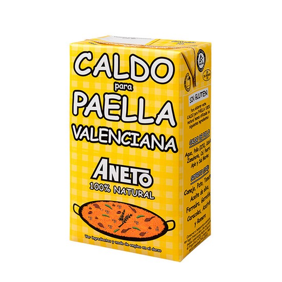 Caldo Paella Valenciana 1L Aneto