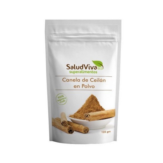 Canela Ceylan en Polvo Sin Gluten Eco Vegan 125g Salud Viva