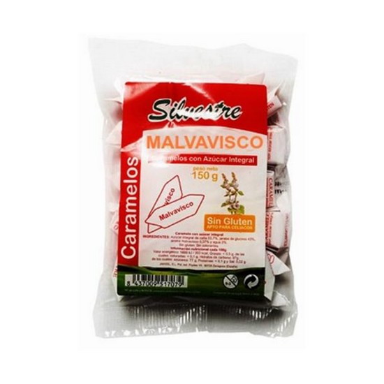 Caramelos con Azucar Integral de Malvavisco Sin Gluten 150g Silvestre