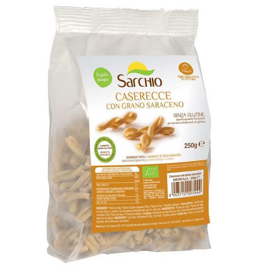 Casarecce Trigo Sarraceno Eco Sin Gluten 250g Sarchio