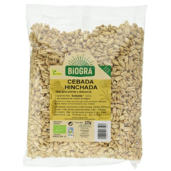 Cebada Hinchada Bio Vegan 125g Biogra