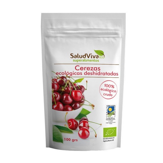 Cerezas deshidratadas Sin Gluten Eco Vegan 100g Salud Viva