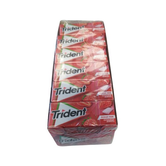 Chicles Sabor Fresa 24paquetes Trident
