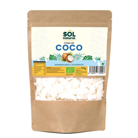 Chips de Coco Sri Lanka Bio 150g Solnatural