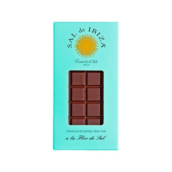 Chocolate Extrafino 70% Cacao Bio 80g Sal De Ibiza