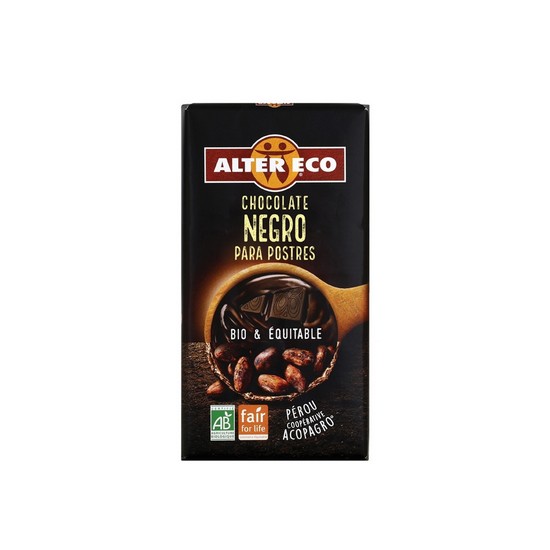 Chocolate Negro para Postre Bio 200g Altereco