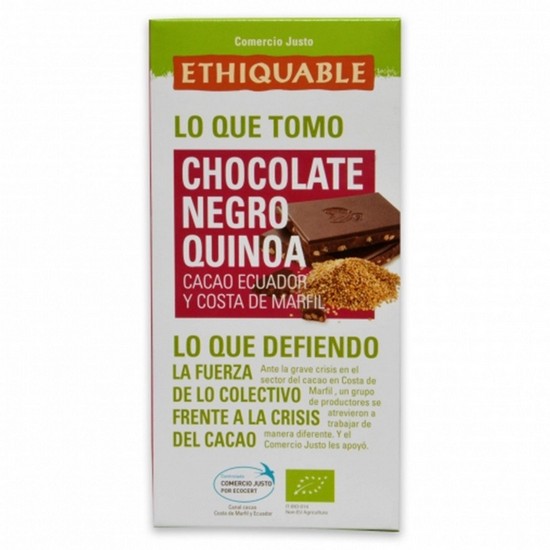 Chocolate Negro Quinoa Bio 100g Ethiquable