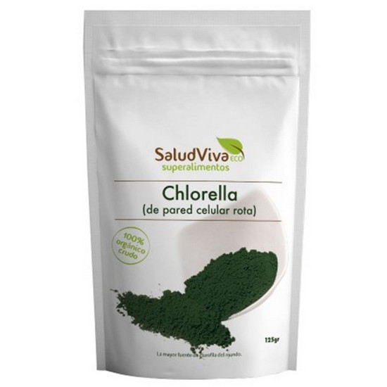Alga Chlorella Sin Gluten Eco Vegan 125g Salud Viva