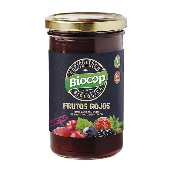 Compota de Frutos Rojos Sin Gluten Bio Vegan 280g Biocop