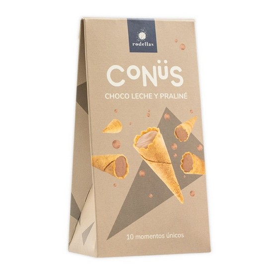 Conus Chocolate Leche y Praline 70g Conüs