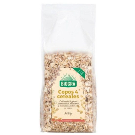 Copos 4 Cereales Bio Vegan 500g Biogra