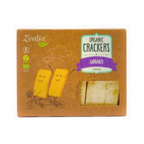 Crackers de Garbanzos Sin Gluten Bio Vegan 120g Zealia