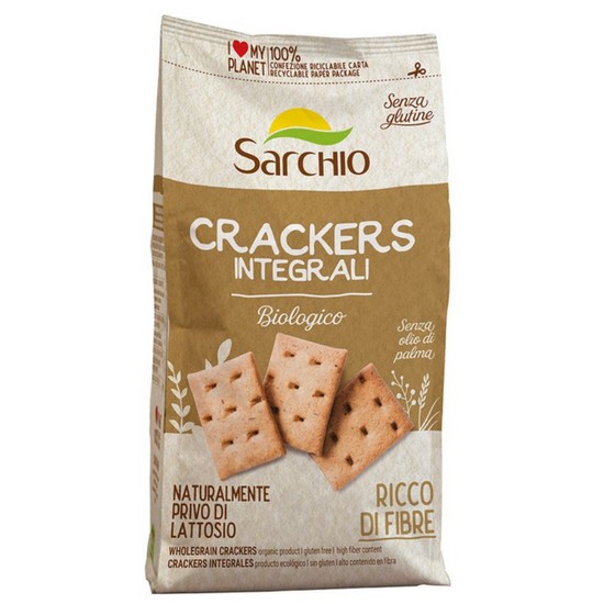 Crackers Integrales Eco Sin Gluten 180g Sarchio