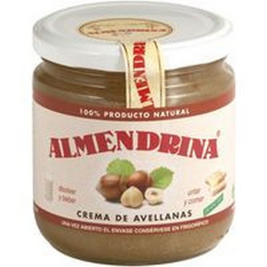 Crema Avellanas para Untar Sin Gluten Vegan 400g Almendrina