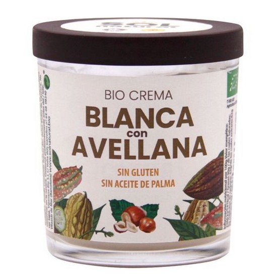 Crema Blanca Avellanas Bio Sin Gluten 200g Solnatural