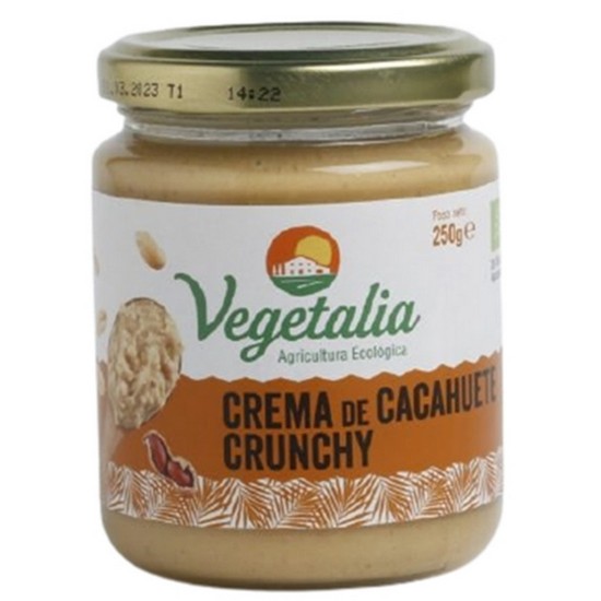 Crema de Cacahuete Crunchy Eco 250g Vegetalia