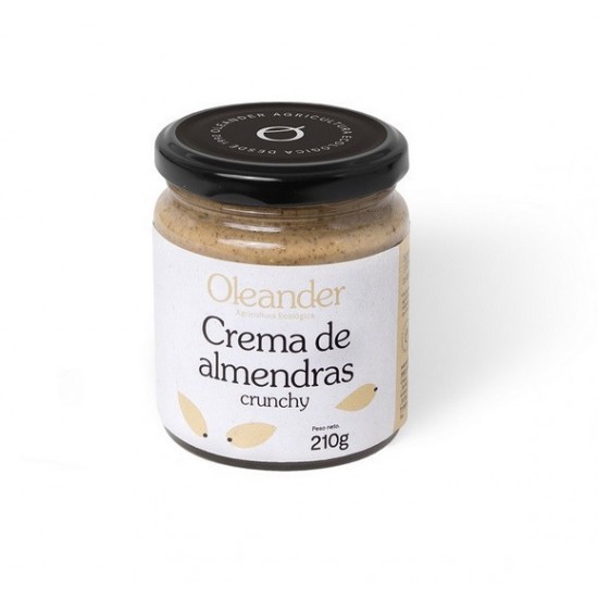 Crema de Almendras Crunchy Sin Gluten Eco 210g Oleander