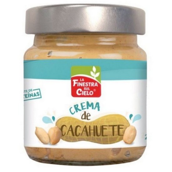 Crema de Cacahuete Sin Gluten Vegan 200g La Finestra Sul Cielo