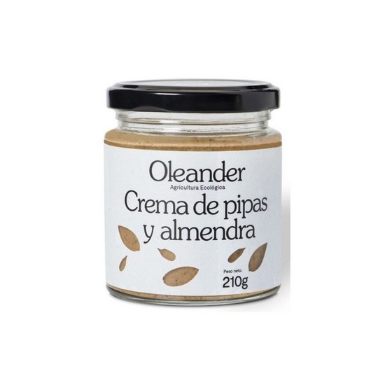 Crema de Pipas y Almendras Sin Gluten Eco 210g Oleander