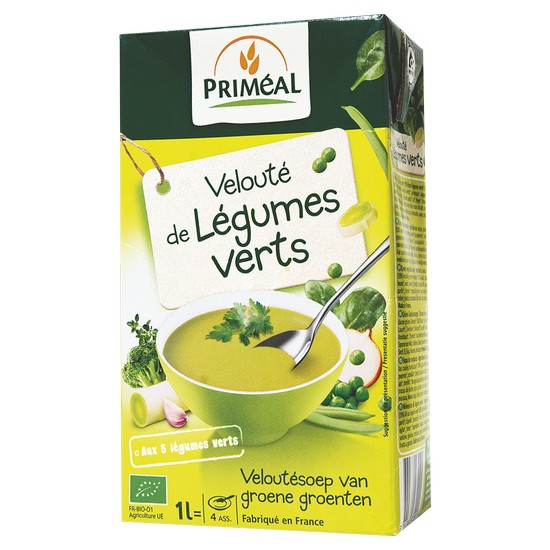 Crema de Verduras Verdes Bio 1L Primeal