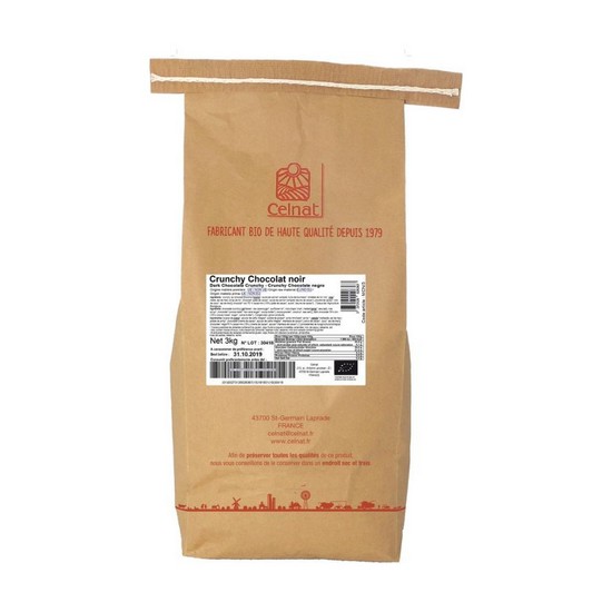 Crunchy Chocolate Negro 3kg Celnat Crunchy Chocolate Negro 3kg Celnat
