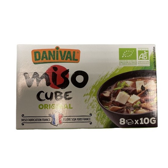Cubitos de Miso Original Bio 8x10g Danival
