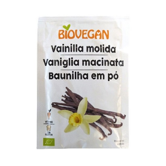Esencia Vainilla en Polvo Sin Gluten Bio Vegan 5g Biovegan