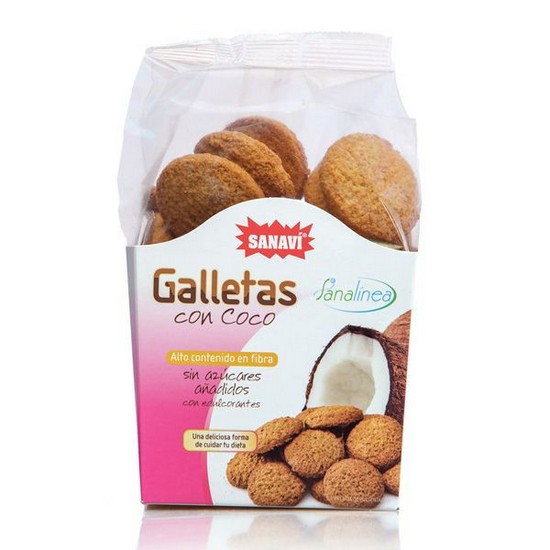 Galletas con Coco SinAzucar 200g Sanavi Galletas con Coco SinAzucar 200g Sanavi