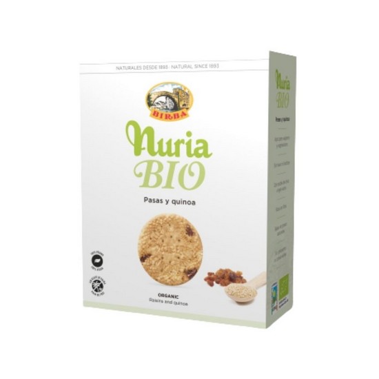 Galletas de Pasas con Quinoa Bio Vegan 280g Nuria