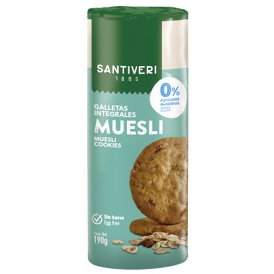 Galletas Muesli SinAzucar 190g Santiveri Galletas Muesli SinAzucar 190g Santiveri